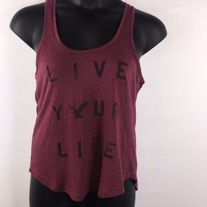 American Eagle "Live Your Life" Tank Size Medium